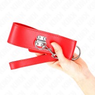 Kink Adjustable Collar with Red Leash for Control