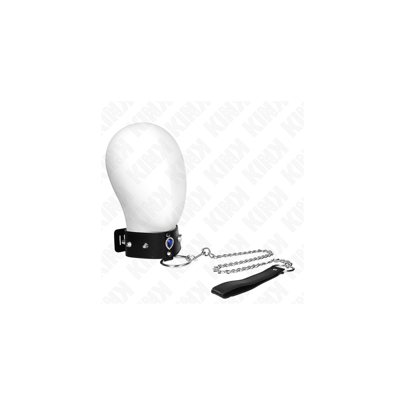 Kink - Collar Ajustable Con Correa para Juego BDSM