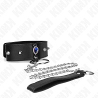 Kink - Collar Ajustable Con Correa para Juego BDSM