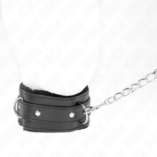 Kink Adjustable Collar with Leash for BDSM Play