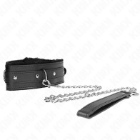 Kink Adjustable Collar with Leash for BDSM Play