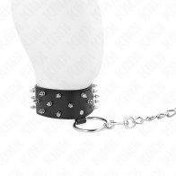 Kink Adjustable Spiked Collar with Leash