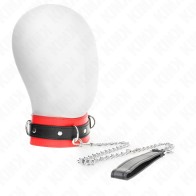 Kink Collar with Leash - Stylish BDSM Accessory