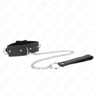 Kink Adjustable Collar with Leash - Elegance and Control