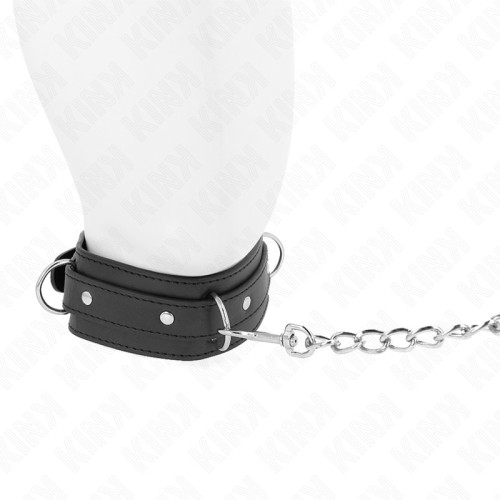 Kink Adjustable Collar with Leash - Elegance and Control