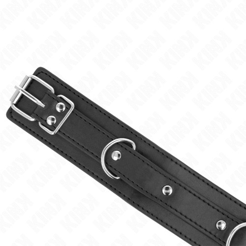 Kink Adjustable Collar with Leash - Elegance and Control