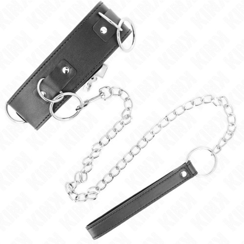 Kink Adjustable Collar and Leash - Elegant BDSM Control