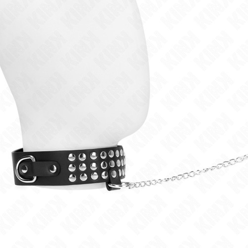 Collar Ajustable Kink Con Correa para Juegos BDSM