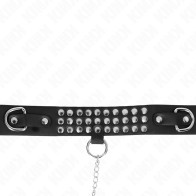 Kink Adjustable Collar with Leash for BDSM Play