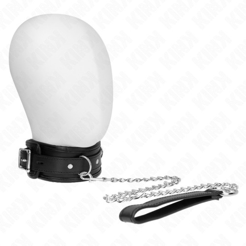 Kink Collar Básico Ajustable y Correa para BDSM