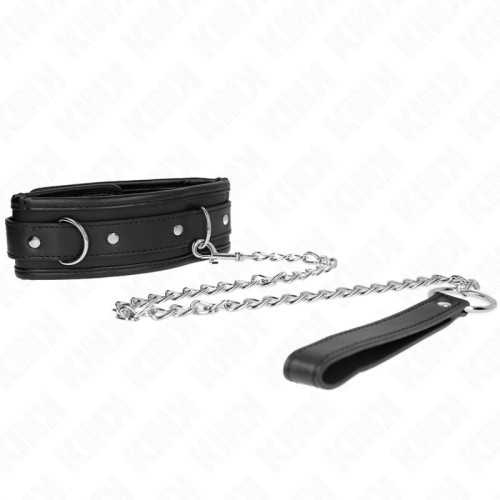 Kink Basic Adjustable Collar and Leash for BDSM