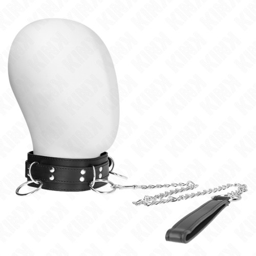 Collar Ajustable Kink con Correa para BDSM