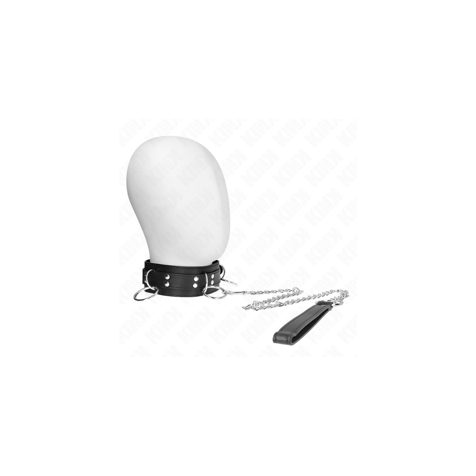 Kink Adjustable Collar with Leash for BDSM