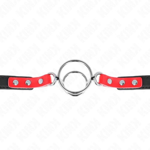 Kink Adjustable Gag with Multiple O-Rings - Playful Submission