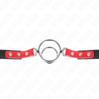 Kink Adjustable Gag with Multiple O-Rings - Playful Submission