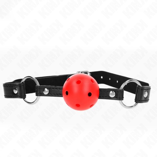 Kink Red Ball Gag - Perfect for BDSM