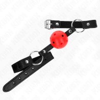 Kink Red Ball Gag - Perfect for BDSM