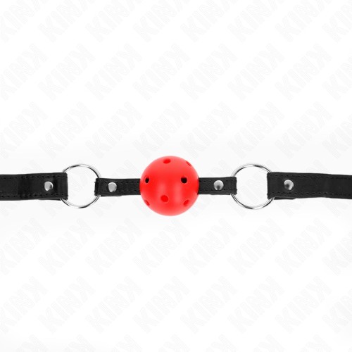 Kink Red Ball Gag - Perfect for BDSM