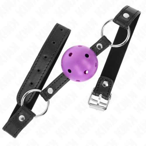 Mordaza de Bola Hueca Kink | Restricción BDSM