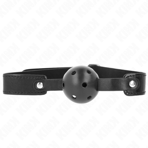 Kink Breathable Ball Gag with Adjustable Strap