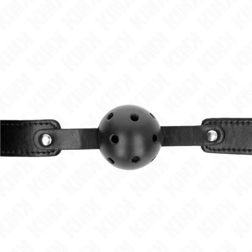 Kink Breathable Ball Gag with Adjustable Strap