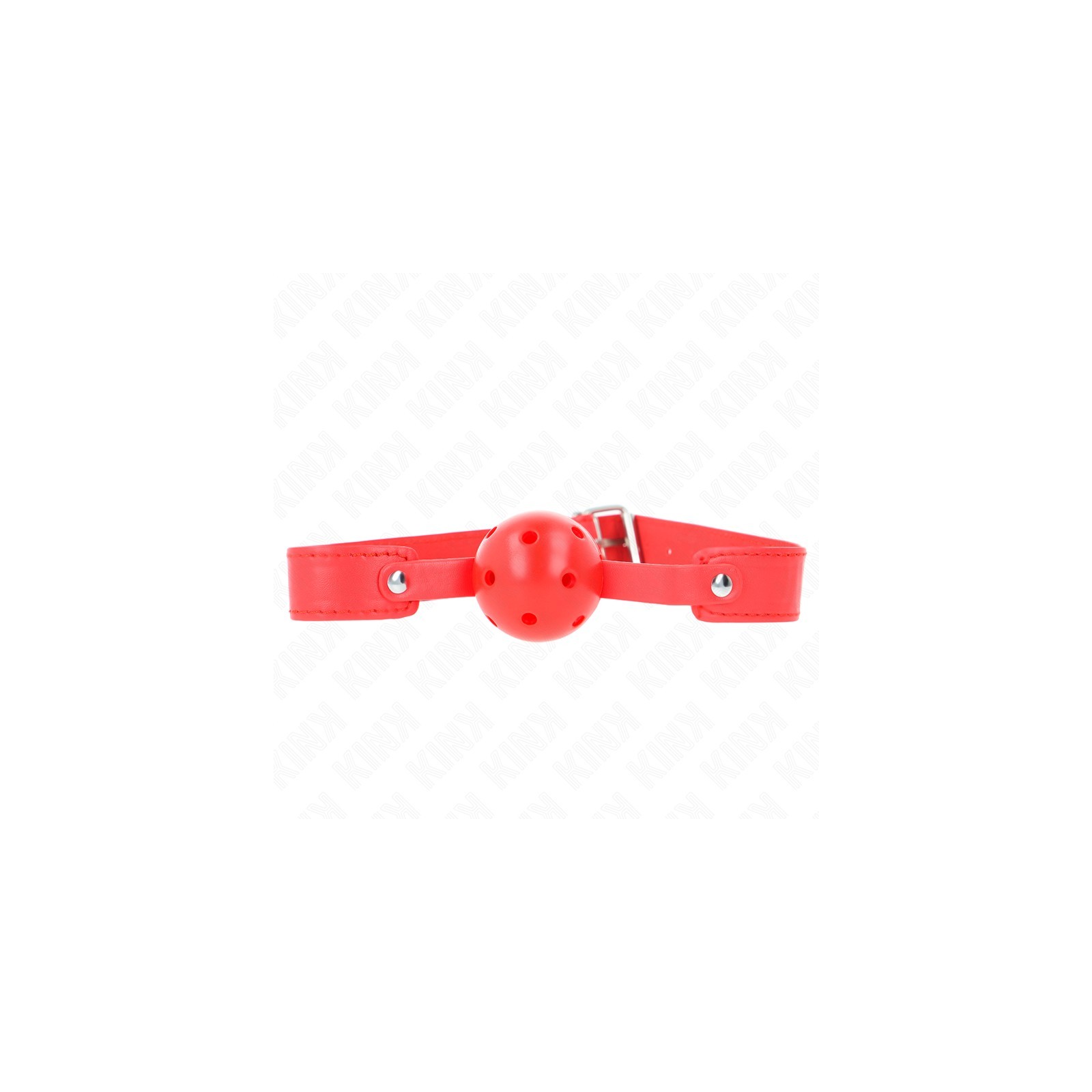 KINK Breathable Red Ball Gag for enhanced submission