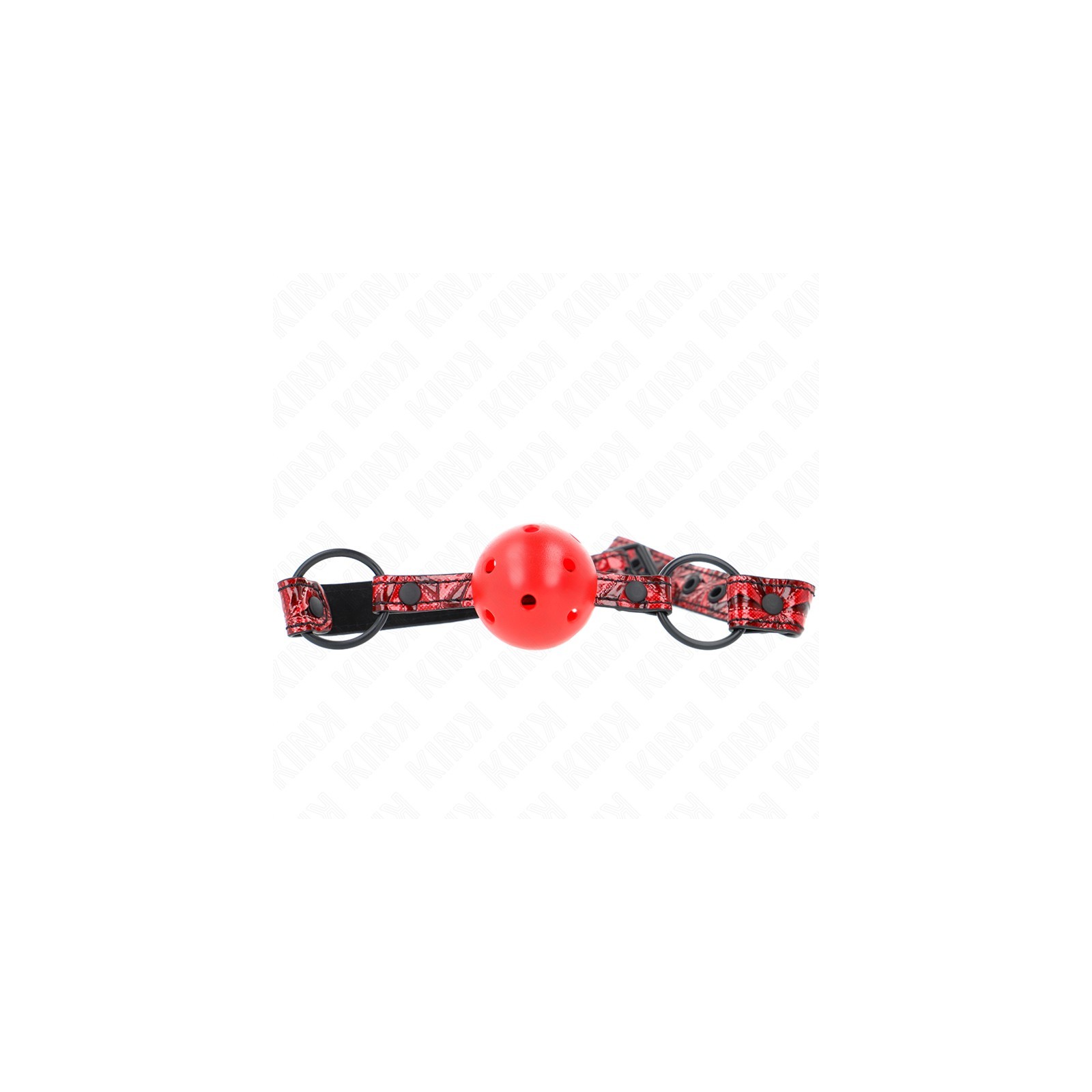 Kink Adjustable Diamond Pattern Ball Gag