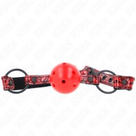 Kink Adjustable Diamond Pattern Ball Gag