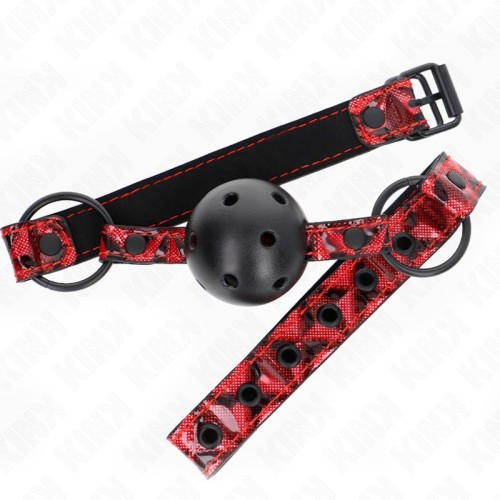 Kink Diamond Pattern Ball Gag - Embrace the Thrill