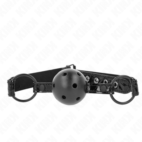 Kink Diamond Pattern Ball Gag for Stylish Submission