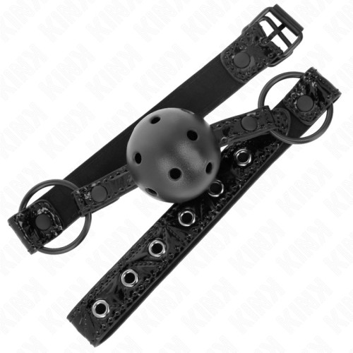 Kink Diamond Pattern Ball Gag for Stylish Submission