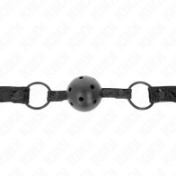 Kink Diamond Pattern Ball Gag for Stylish Submission