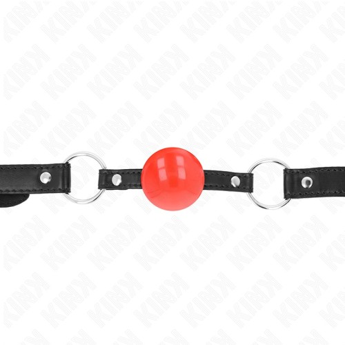 Kink 4 cm TPE Red Ball Gag - BDSM Gear