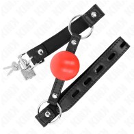 Kink Mordaza De Bola 4 cm TPE Roja - Equipamiento BDSM