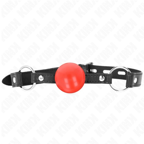 Kink 4 cm TPE Red Ball Gag - BDSM Gear