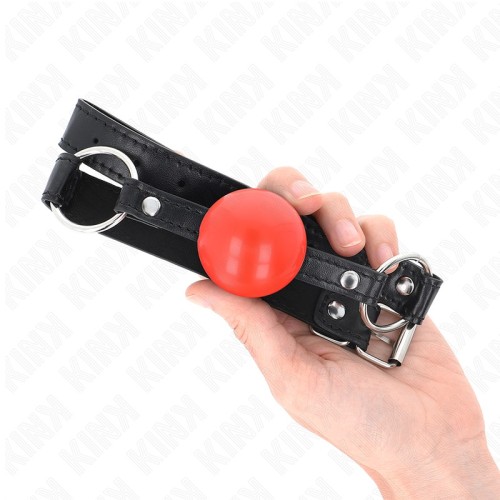 Kink 4 cm TPE Red Ball Gag - BDSM Gear