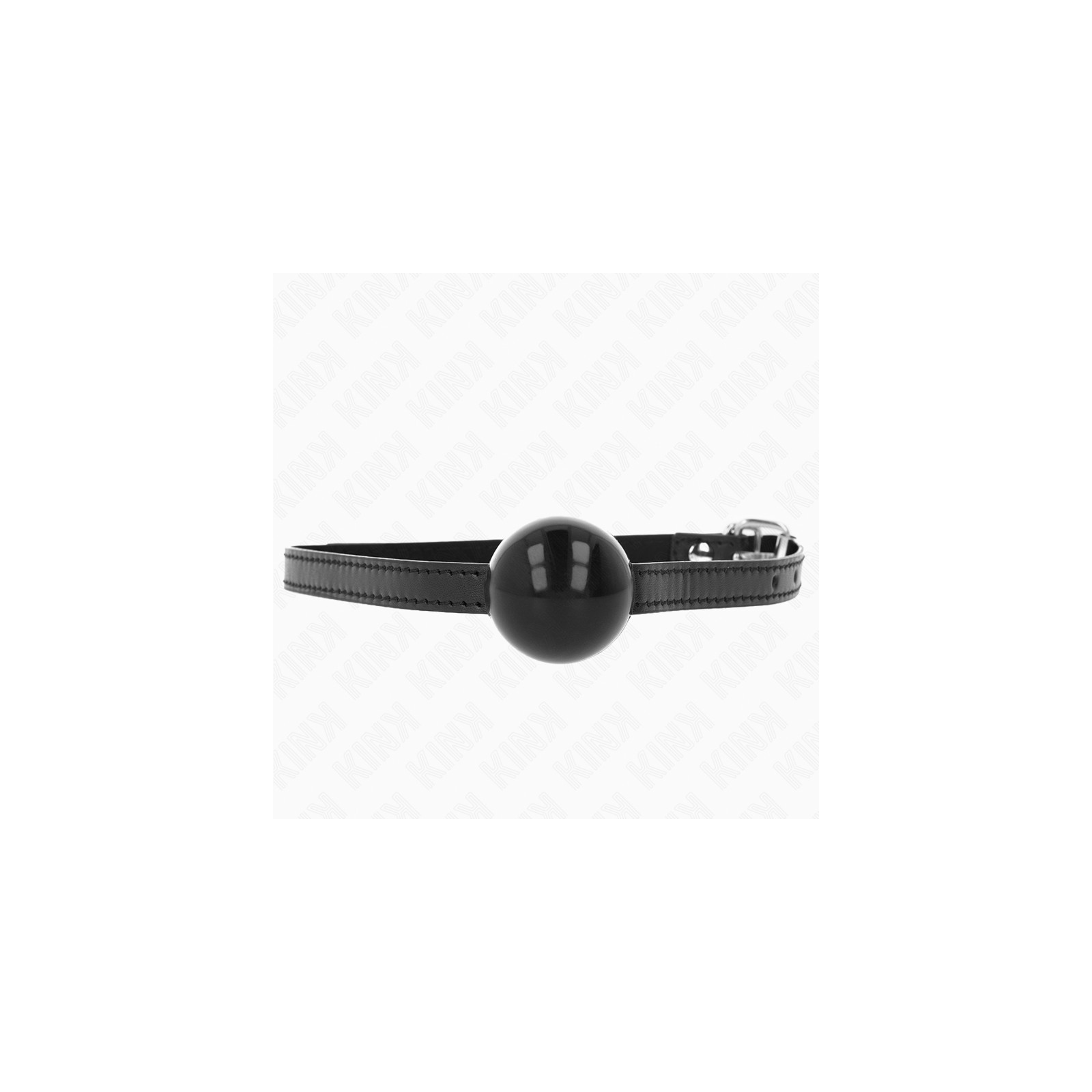 Kink Simple Ball Gag 4 cm Black - High Quality BDSM Gear