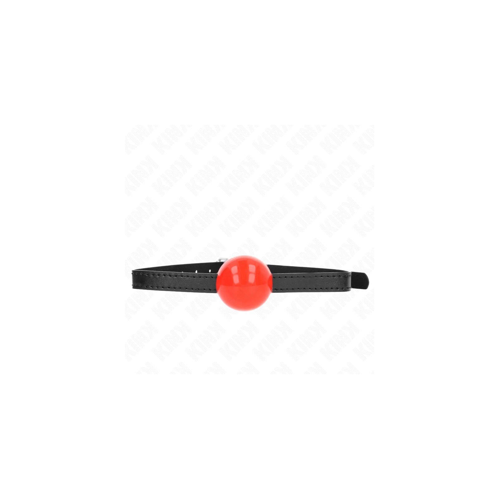 Kink Solid Simple Ball Gag 4 cm Red for BDSM Fun