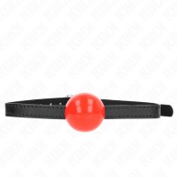 Kink Solid Simple Ball Gag 4 cm Red for BDSM Fun