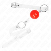 Kink Adjustable Transparent Ball Gag | BDSM Play