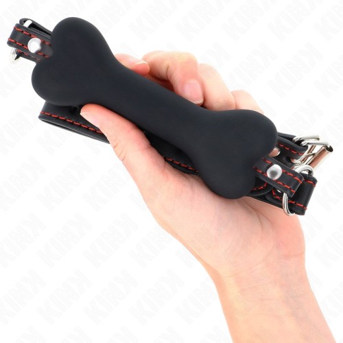 Kink Bone Gag - 12 cm Black