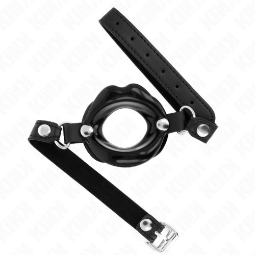 Kink 8cm Lip Gag with Adjustable Strap