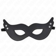 Kink Faux Leather Mask with Studs Model 1