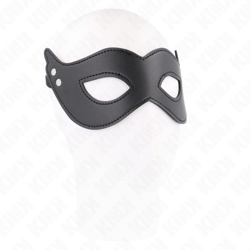 Kink Faux Leather Mask with Studs Model 1