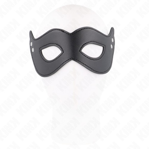 Kink Faux Leather Mask with Studs Model 1