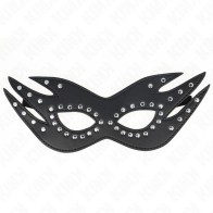 Kink Faux Leather Mask with Studs Model 3