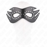 Kink Faux Leather Mask with Studs Model 3