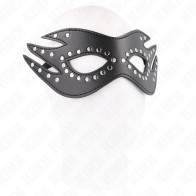 Kink Faux Leather Mask with Studs Model 3