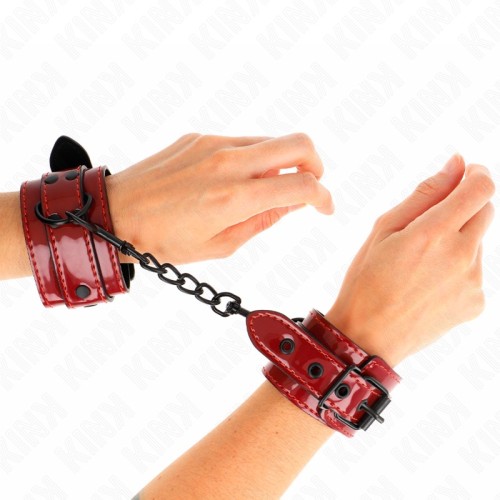 Kink Dark Red Cuffs 23 x 5 cm