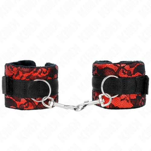 Kink Short Lace Wrist Cuffs - Stylish BDSM Gear